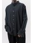 Erkek Uzun Kol Oversize Vual Gömlek Siyah 4