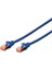 Beek Cat 6 Sftp/pımf (Pairs In Metal Foil) Patch Kablosu, 1 Metre, Lszh, Awg 26, Mavi Renk 1