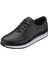 DORA-2023 Siyah Dana Derisi Rahat Geniş Kalıp Hafif Taban Erkek Spor Ayakkabısı 7