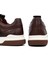 Erkek Kahverengi Bağcıklı Deri Sneaker 25WFD685418 8