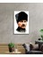 Atatürk Cam Tablo 4mm Dayanıklı Temperli Cam, Atatürk Glass Wall Art 2
