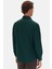 Slim Fit Koyu Yeşil Italyan Yaka Armürlü Uzun Kollu Kolay Ütülenebilir Nefes Alan Dört Mevsim Gömlek 2HF02ORT3185 6