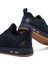 Erkek Lacivert Bağcıklı Nubuk Deri Sneaker 25WFD6970V3 10
