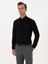 Erkek Siyah Slim Fit Uzun Kollu Basic Gömlek 50319721-VR046 1