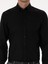 Erkek Siyah Slim Fit Uzun Kollu Basic Gömlek 50319721-VR046 6