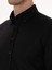 Erkek Siyah Slim Fit Uzun Kollu Basic Gömlek 50319721-VR046 7