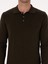 Erkek Haki Regular Fit Pamuk Karışımlı Polo Yaka Basic Triko Kazak 50318673-VR027 6