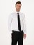 Erkek Beyaz Slim Fit %100 Pamuk Klasik Gömlek 50318179-VR013 1