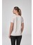 Kadın Kısa Kollu Derin V Yaka T-Shirt Bluz 2