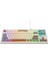 Kb-98 Sılent Tkl Gri/gri Mavi/kahve Rainbow Q Membrane Klavye 2