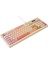 Kb-79 Silent Pro Bej-Pembe-Turuncu Sessiz Rgb Q Membrane Oyuncu Klavyesi 5