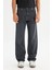 Asher Loose Fit Rahat Kesim Düşük Bel Siyah Denim Jean Pantolon 2