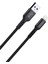 Premium Naylon Lightning Kablo 2m - Siyah 3