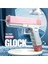 Elektrikli Otomatik Atış Yapan Çift Şaarjörlü Glock Su Tabancası Pembe 1