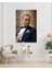 Atatürk Portre Cam Tablo Modern Ev Ofis Salon Hediyelik Büyük Tablo Duvar Dekoru 2