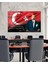 Atatürk Portre Cam Tablo Vatanını En Çok Seven Görevini En Iyi Yapandır Kurum Hediyelik Büyük Tablo 7
