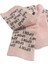 Kız Bebek Pembe Yazı Detaylı Pamuklu Mevsimlik 3'lü Set Soket Çorap 9