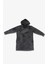 Kadın Gri Mermer Desenli Uzun Sweatshirt 8