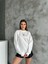 Asur Butik Kadın Serpme Taşlı Baskılı Sweatshirt 1
