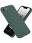 iPhone 16E Kılıf Nano Içi Kadife Silikon - Koyu YEŞIL-(5796) 1