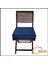 40X40 Desensiz Su ve Leke Itici Duck Kumaş Fermuarlı Bağcıklı Biyeli Sandalye Minderi 5 cm 4