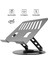 XR99 Yüksek Kalite Metal Ayarlı Laptop Macbook Uyumlu Notebook Tablet Tutucu Altlık Stand 2