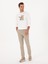 Erkek Bej Slim Fit Yün Karışımlı Kanvas Pantolon 50308721-VR011 8