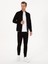 Erkek Siyah Slim Fit Pamuk Karışımlı Paçası Lastikli Eşofman Altı 50309819-VR046 4