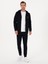 Erkek Lacivert Slim Fit Pamuk Karışımlı Paçası Lastikli Eşofman Altı 50311677-VR033 4