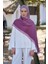 Pembe Ed Scarf Inspired Degrade Desen Şal 1