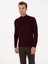 Erkek Açık Bordo Slim Fit Yün Karışımlı Yarım Balıkçı Basic Triko Kazak 50315296-VR263 8