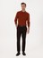 Erkek Koyu Kahverengi Slim Fit Kanvas Pantolon 50308713-VR084 8