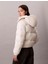 Klasik Orta Kalınlıkta Şişme Kadın Beyaz Ceket LV047D501G-VDV 5