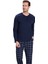 Over Sleep 2153 Erkek Büyük Beden Pijama Takım 1