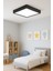 Antrasit LED Panel Tavan Avize Modern Aydınlatma 3000K Gün Işığı 60*60 cm 3