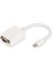 Digitus Displayport Adaptör Kablosu, Tip Mini Dp Erkek &lt;-&gt; HD15 Dişi, 0.15 Metre, Full Hd, Dp 1.1A, Beyaz Renk&lt;br&gt; digitus Displayport Adapter Cable, Type Mini Dp - HD15 M/f, 0.15M, Full H 1