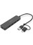Digitus 4 Port USB 3.0 Hub, Ince Tip, Usb-C Adaptörlü, 5gbps, 0,2 Metre Kablodigitus USB 3.0 Hub 4-Port, Slimline With Usb-C Adapter, 5gbps, 0,2m Cable 1