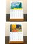 2026 Masa Takvimi, Ahşap Tabanlı Van Gogh Masa Takvimi 3