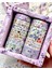 Masking Tape Yaldızlı Çiçek Desenli 12’li Mor Kutu Washi Bant/washi Tape / Bullet Journal / Scrapbook 5