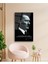 Atatürk Portre Cam Tablo Modern Ev Ofis Salon Hediyelik Büyük Tablo Duvar Dekoru 3