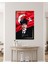 Atatürk Portre ve Türk Bayrağı Cam Tablo Modern Ev Ofis Salon Hediyelik Büyük Tablo Duvar Dekoru 4