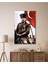 Atatürk Portre ve Türk Bayrağı Cam Tablo Modern Ev Ofis Salon Hediyelik Büyük Tablo Duvar Dekoru 5