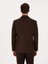 Erkek Kahverengi Slim Fit Yün Karışımlı Flanel Görünümlü Ceket 50310747-VR029 12