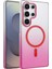 Samsung Galaxy S24 Ultra Glossy Magsafe Kapak - PEMBE-(5796) 1