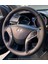Hyundai I30 Elentra Araca Özel Dikmeli Direksiyon Kılıfı Nokta Düz Mavi Ipli 1