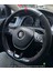Golf 7 Jetta Passat Tiguan Polo-T-Roc F1 Dikmeli Araca Özel Direksiyon Kılıfı Soft Nokta Kristal 1