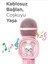 Taşınabilir Rgb Işılı Sevimli Figürlü Mikrofonlu Karaoke Bluetooth Hoparlör Pembe 4
