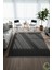 Post/peluş Yıkanabilir Kaymaz Taban Yumşacık Antrasit Örgü Saçaklı Modern ve Şık Salon Oturma Odası Mutfak Çocuk Odası Koridor Antre Halısı 3