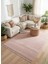 Post/peluş Yıkanabilir Kaymaz Taban Yumşacık Pembe Örgü Saçaklı Modern ve Şık Salon Oturma Odası Mutfak Çocuk Odası Koridor Antre Halısı 1