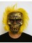 Wild Skull - Bakır Kafatası Sarı Saçlı Iskelet Maske 1